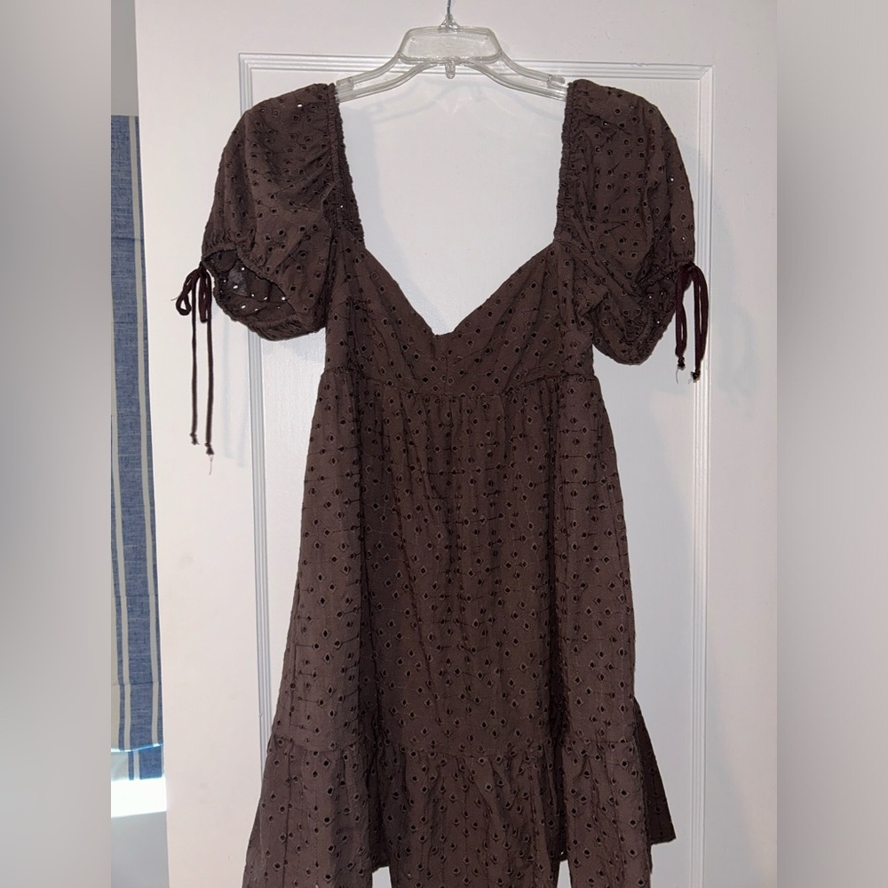 Brown OLIVACEOUS dress
